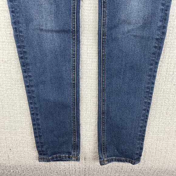 Womens Jeans N89 Obey Propaganda Stretch Blue Sz 28 Tight Straight Leg - Picture 5 of 16